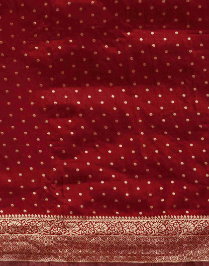 MySaree Emerald Gleam Jacquard Saree – Bottle Green Zari Butti | Festive & Wedding Wear