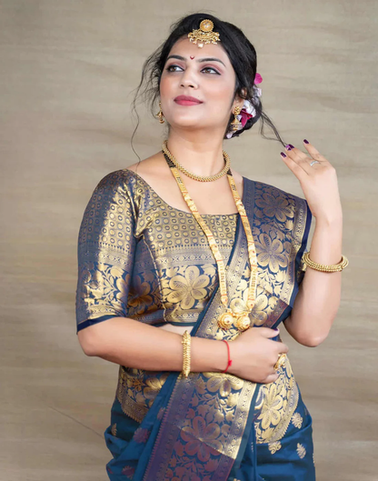 Mysaree Silk Saree — Morpinchh Royal Zari Elegance