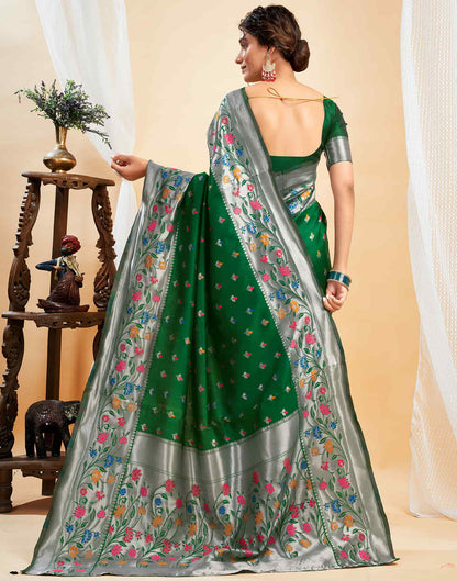 Mysaree Jacquard Saree — Blooming Elegance Collection
