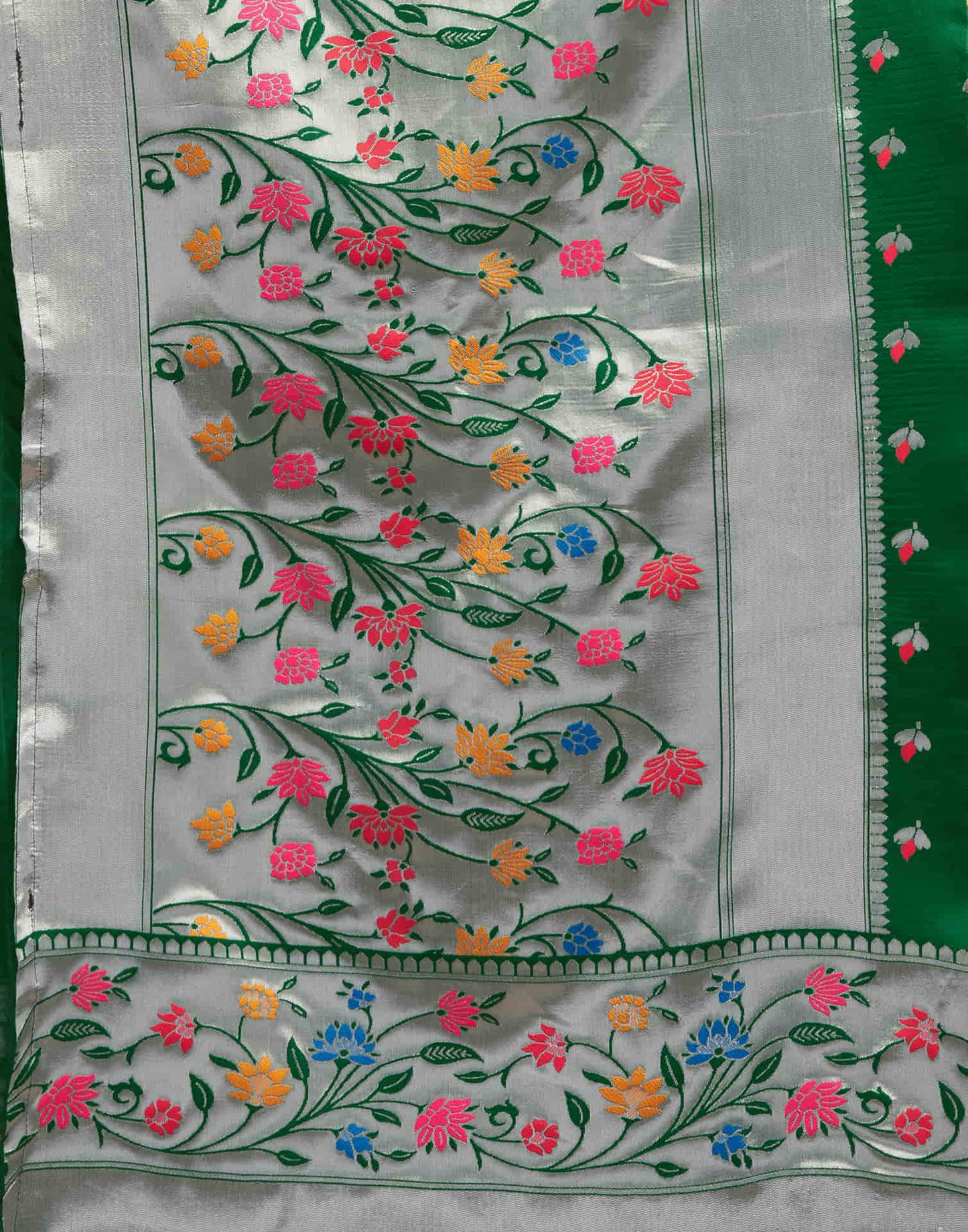 Mysaree Jacquard Saree — Blooming Elegance Collection