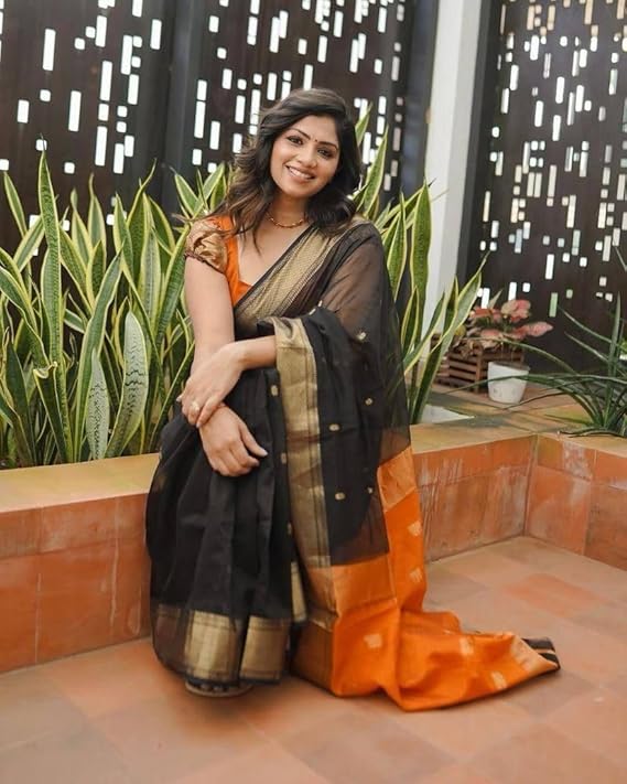 Mysaree Silk Saree — Dual Tone Sunset Zari Elegance